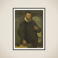 Portrait of Bartholomeus van der Wiere (1534-1603) framed