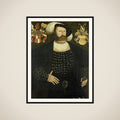Presumably Posthumous Portrait of Rudolph van Buynou (d 1542), High Bailiff of Stavoren and 'Grietman'of Gaasterland framed