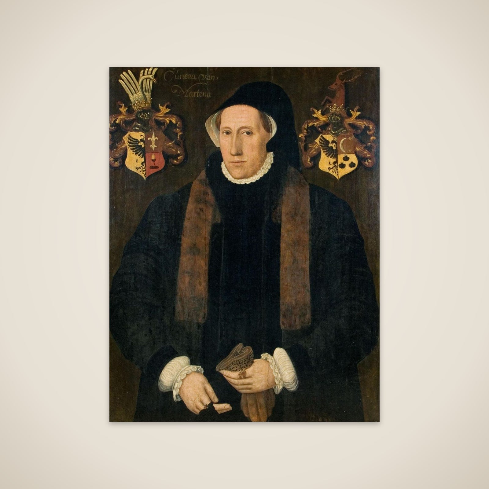 Cunera van Martena, Wife of Rudolph van Buynou unframed print