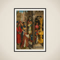 Augustine Sacrificing to an Idol of the Manichaeans (?) framed