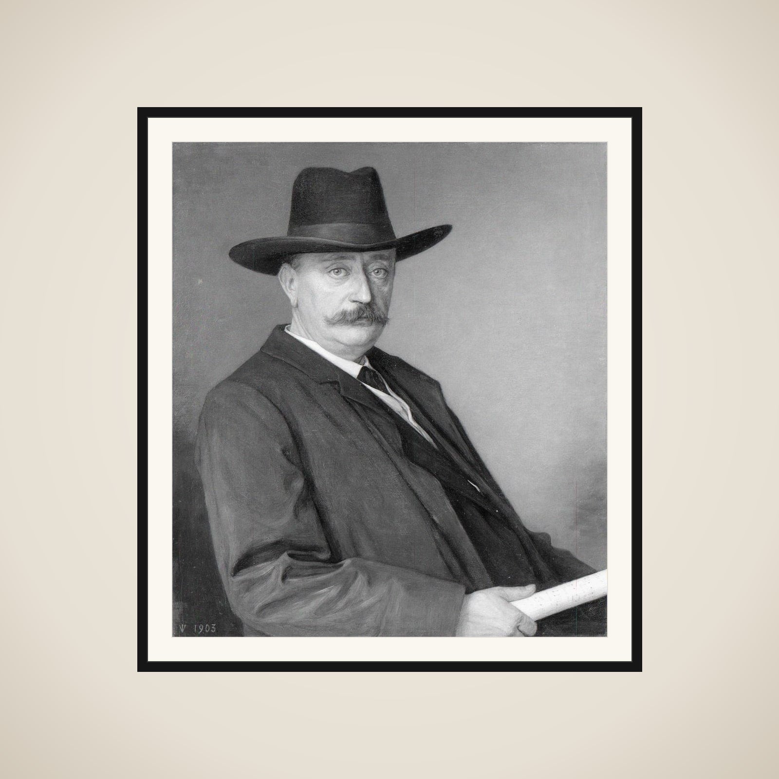 Johannes Martinus Messchaert (1857-1922). Zanger en zangpedagoog framed