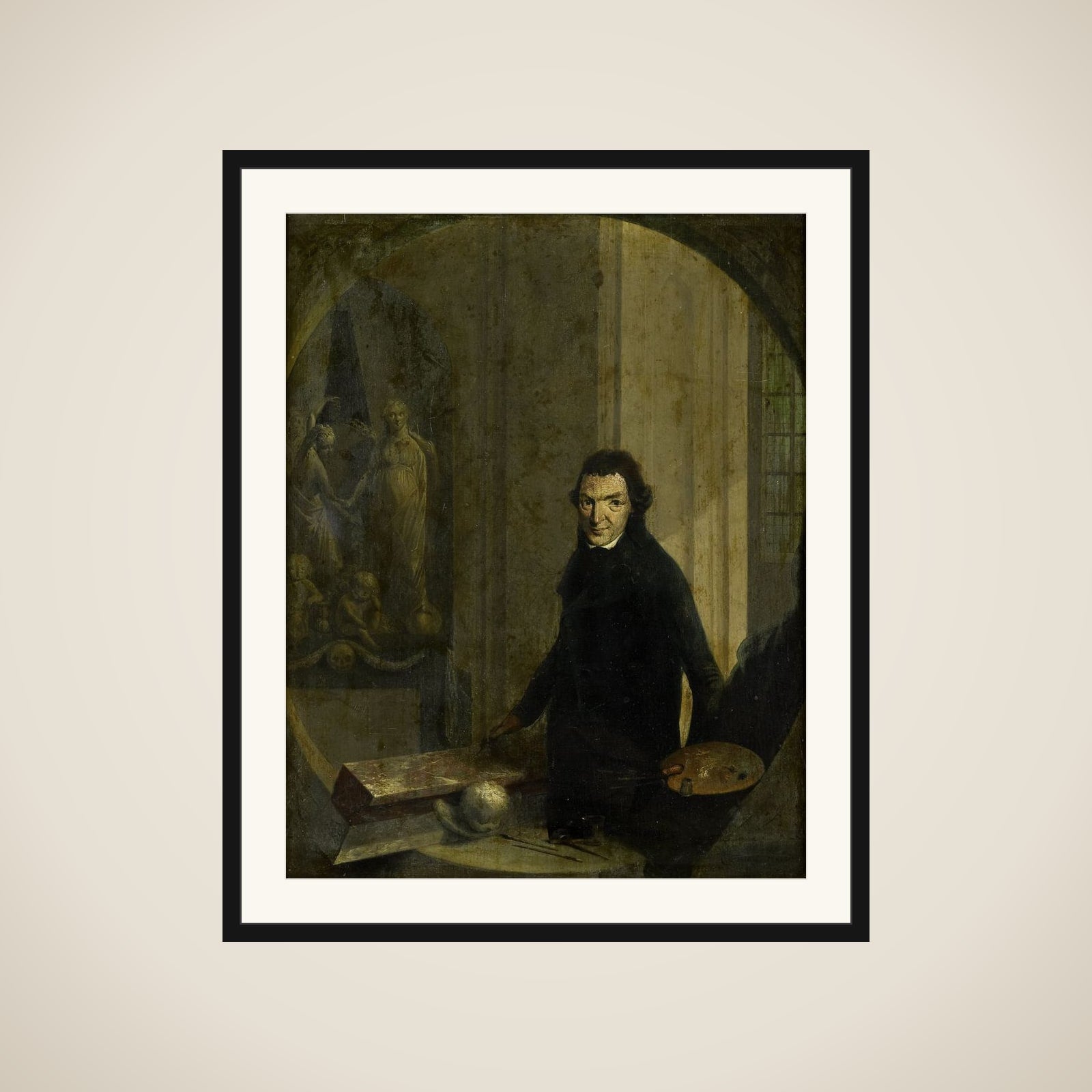 Self Portrait framed