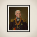 Portrait of Gerrit Verdooren (1757-1824), Vice-admiral framed