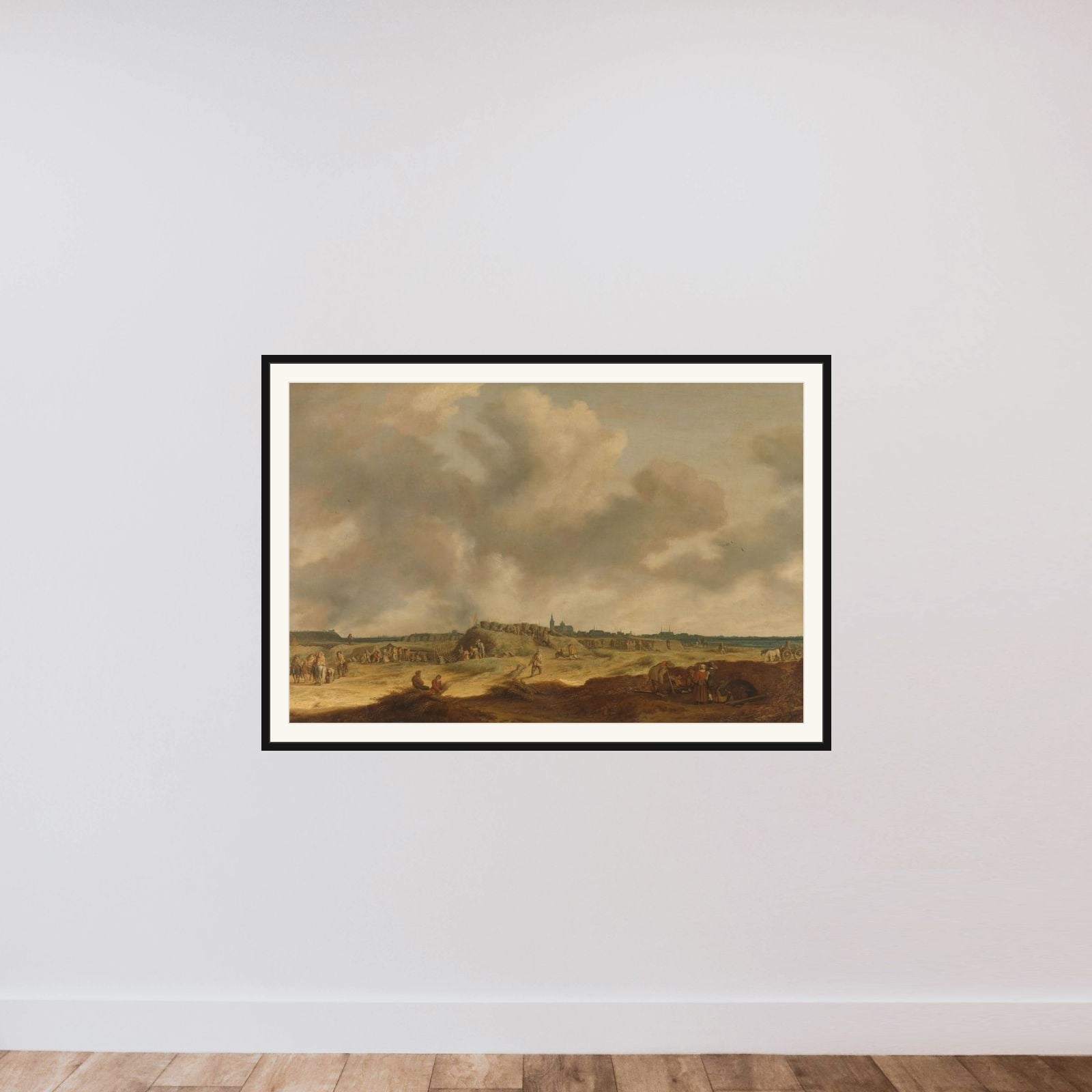 Frederik Hendrik’s Siege of ’s-Hertogenbosch, 1629 framed — shown to scale