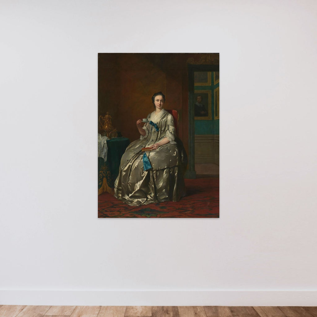 Portrait of Magtilda Muilman unframed — shown to scale