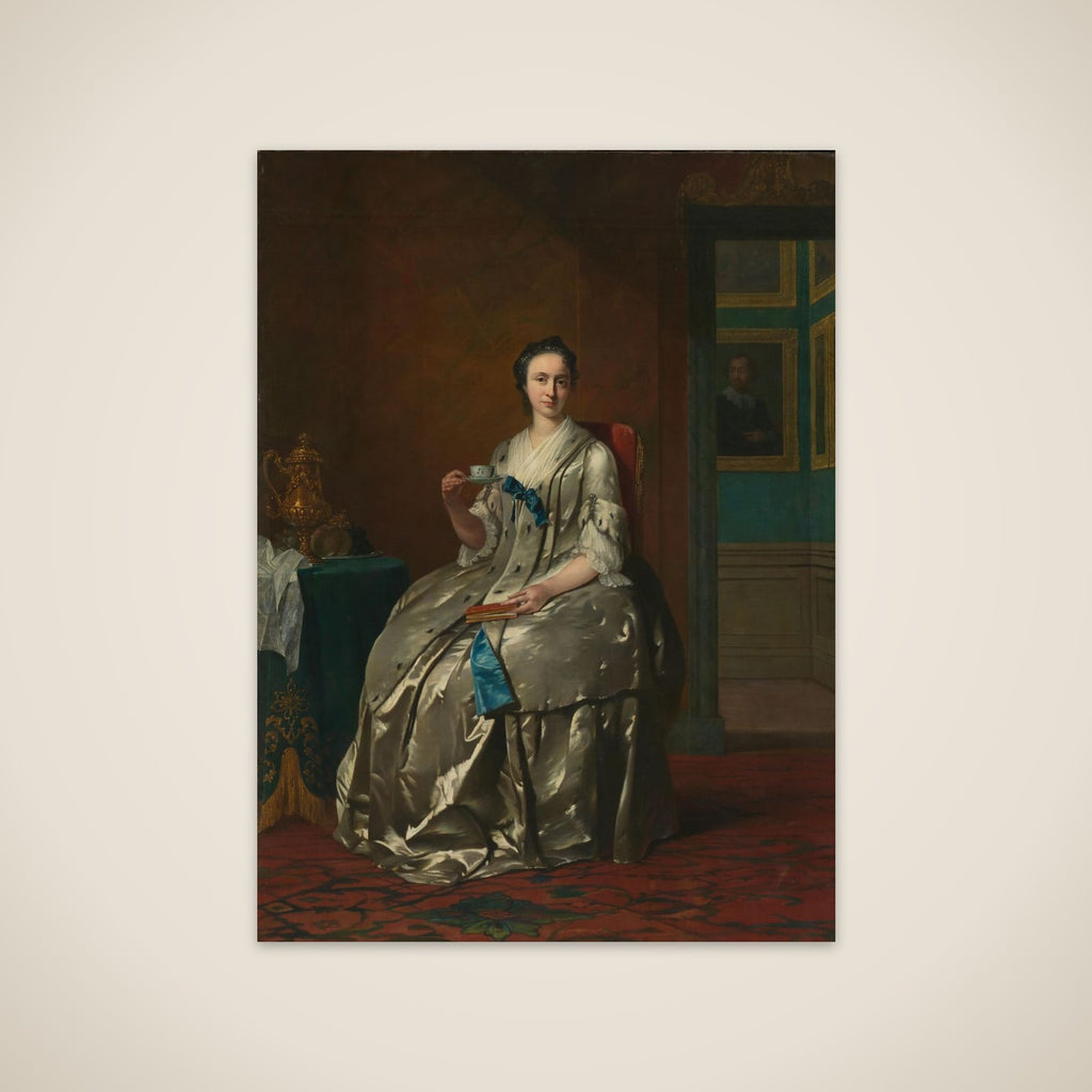 Portrait of Magtilda Muilman unframed print
