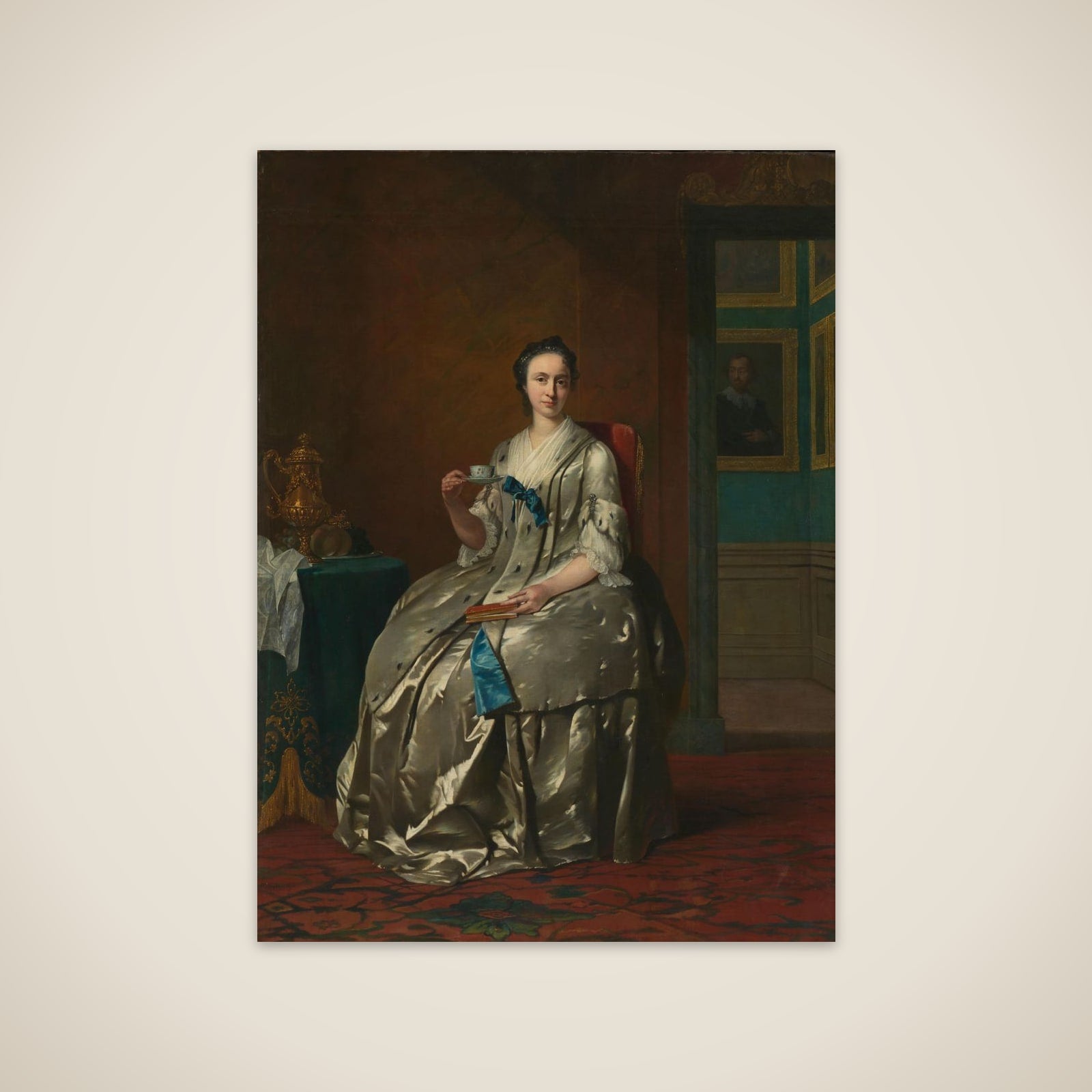 Portrait of Magtilda Muilman unframed print