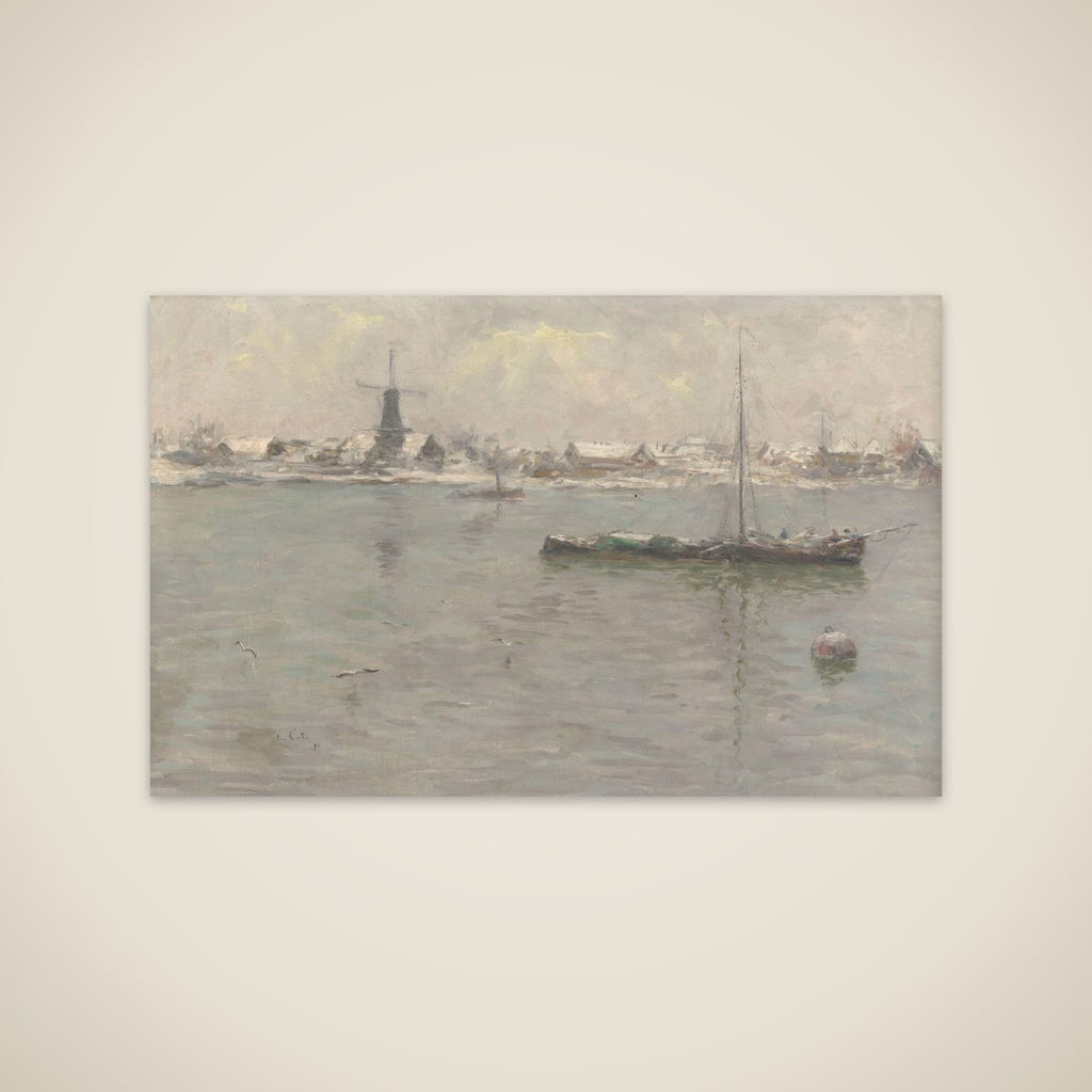Zwijndrecht in the Winter unframed print