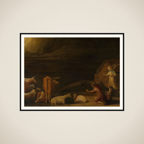 Annunciation to the Shepherds framed