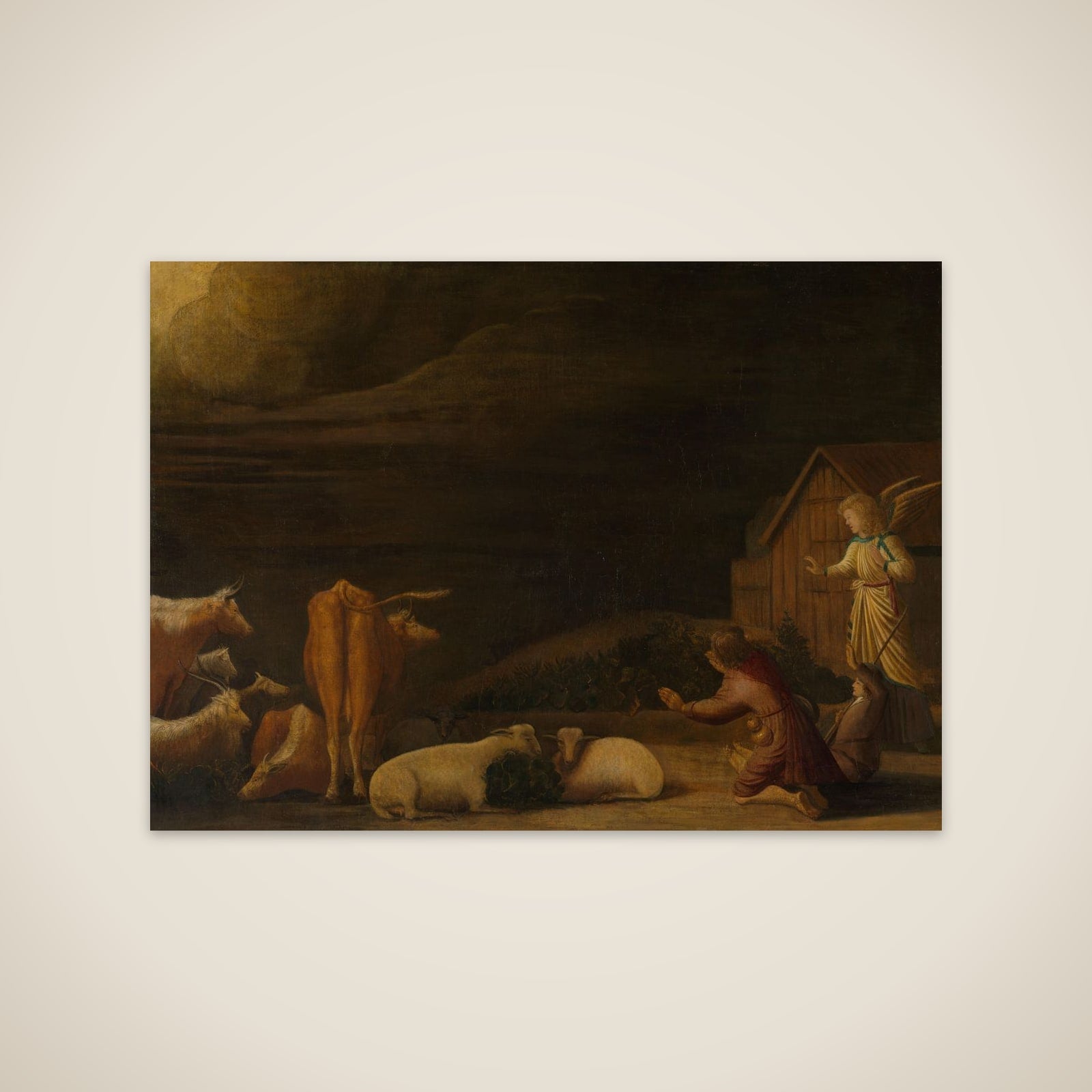 Annunciation to the Shepherds unframed print