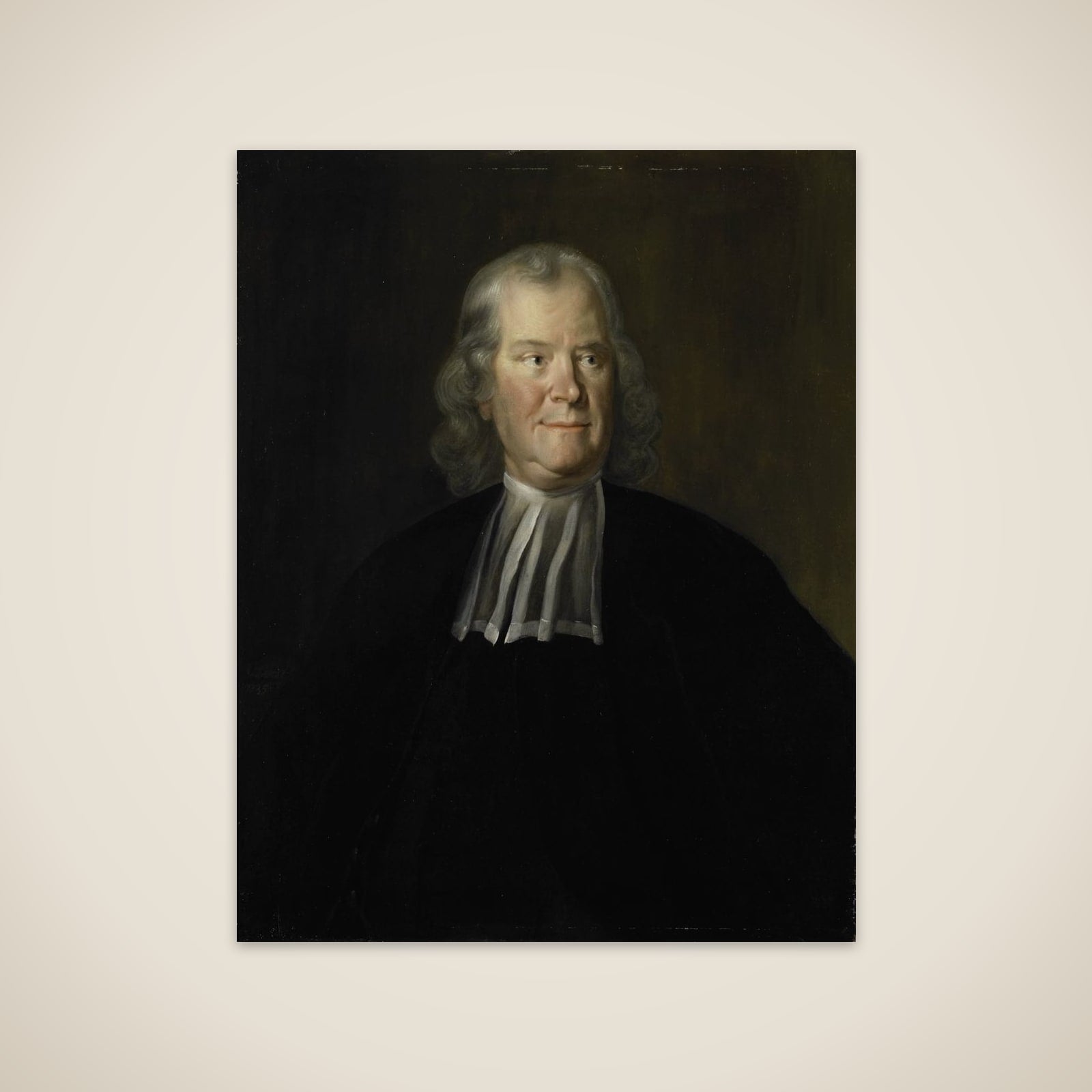 Portrait of the Physician Herman Boerhaave, Professor at the University of Leiden unframed print