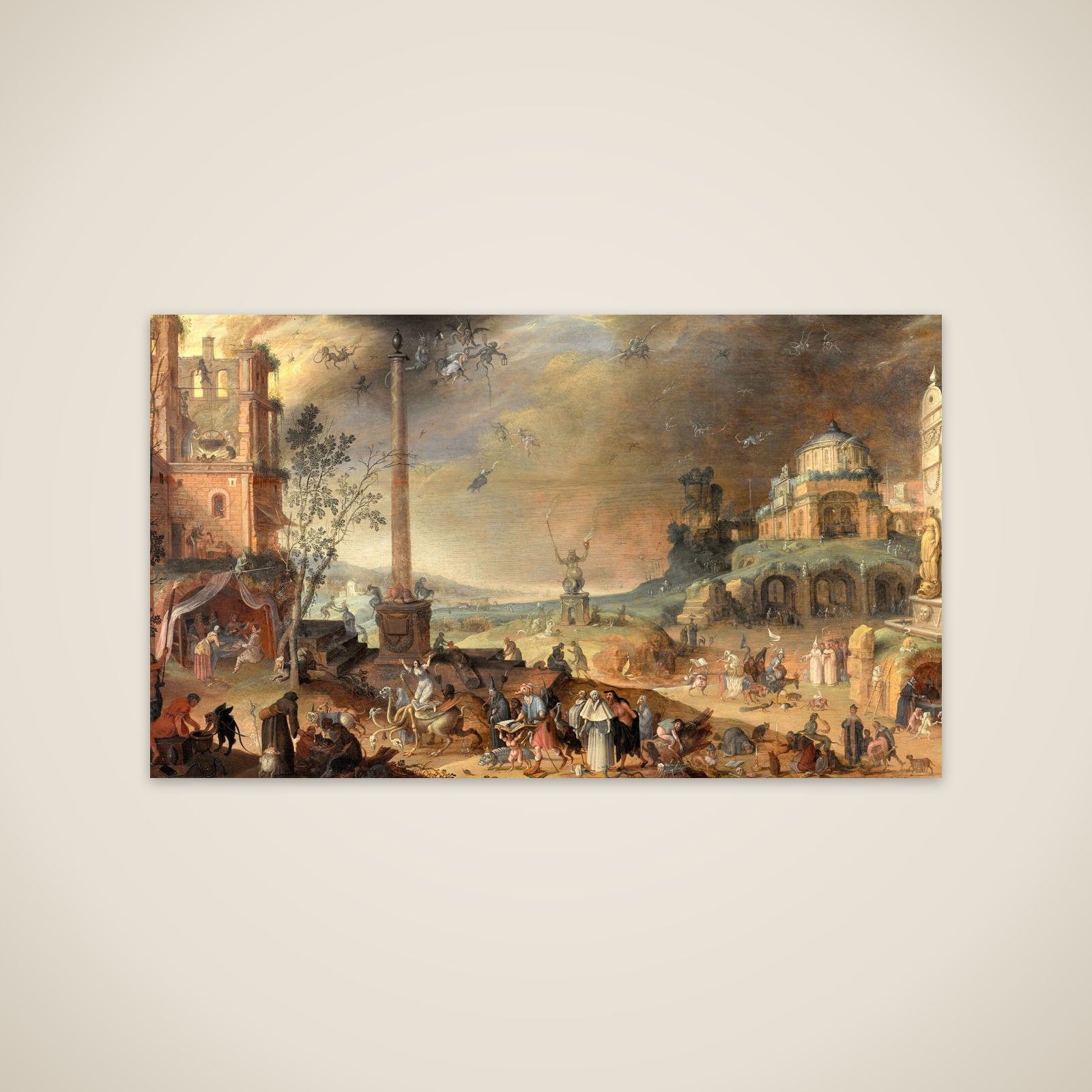 Allegory on the Vices unframed print