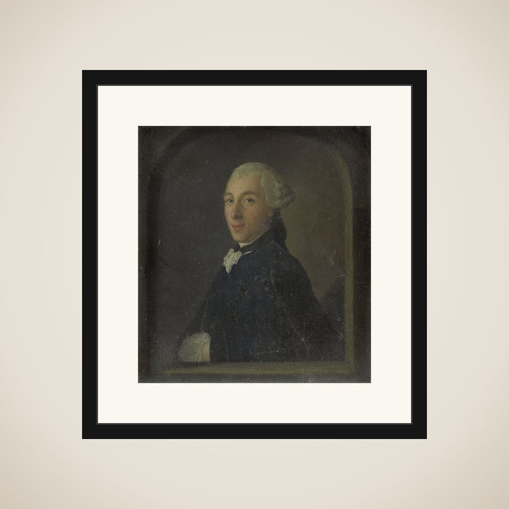 Portrait of Joachim Rendorp, Baron of Marquette, Brewer and Burgomaster of Amsterdam several times framed