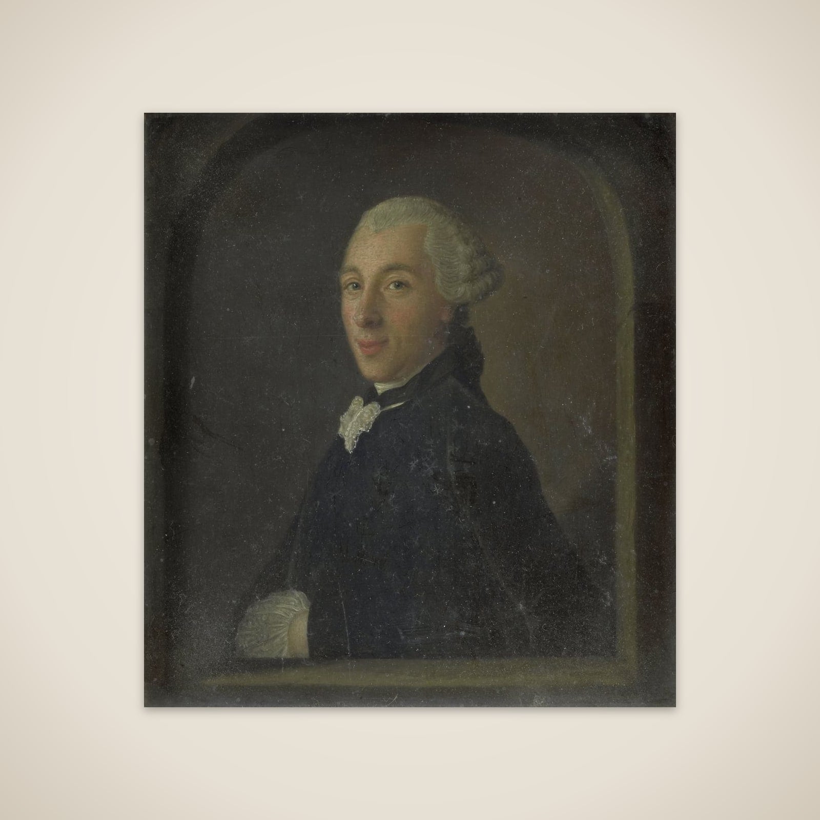Portrait of Joachim Rendorp, Baron of Marquette, Brewer and Burgomaster of Amsterdam several times unframed print