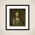 Portrait of Wilhelmina Hillegonda Schuyt, Wife of Joachim Rendorp framed
