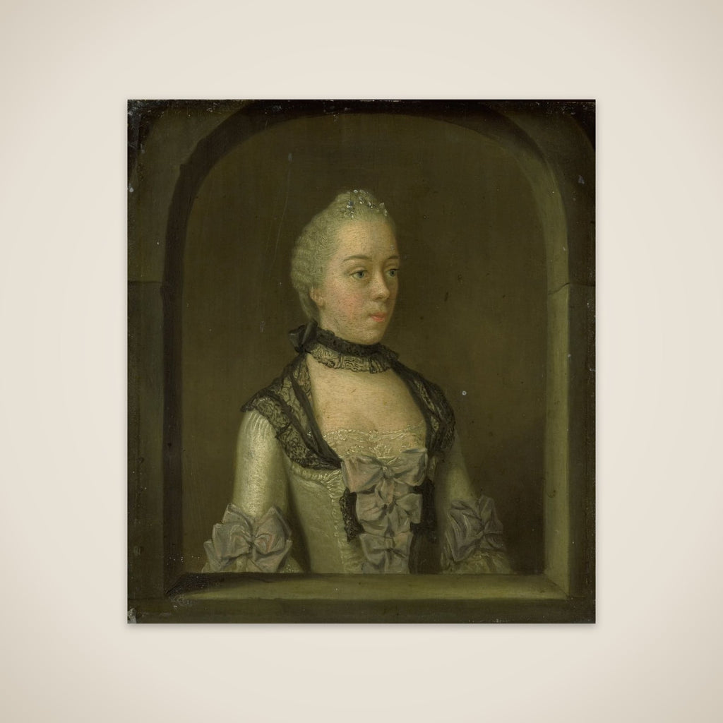 Portrait of Wilhelmina Hillegonda Schuyt, Wife of Joachim Rendorp unframed print