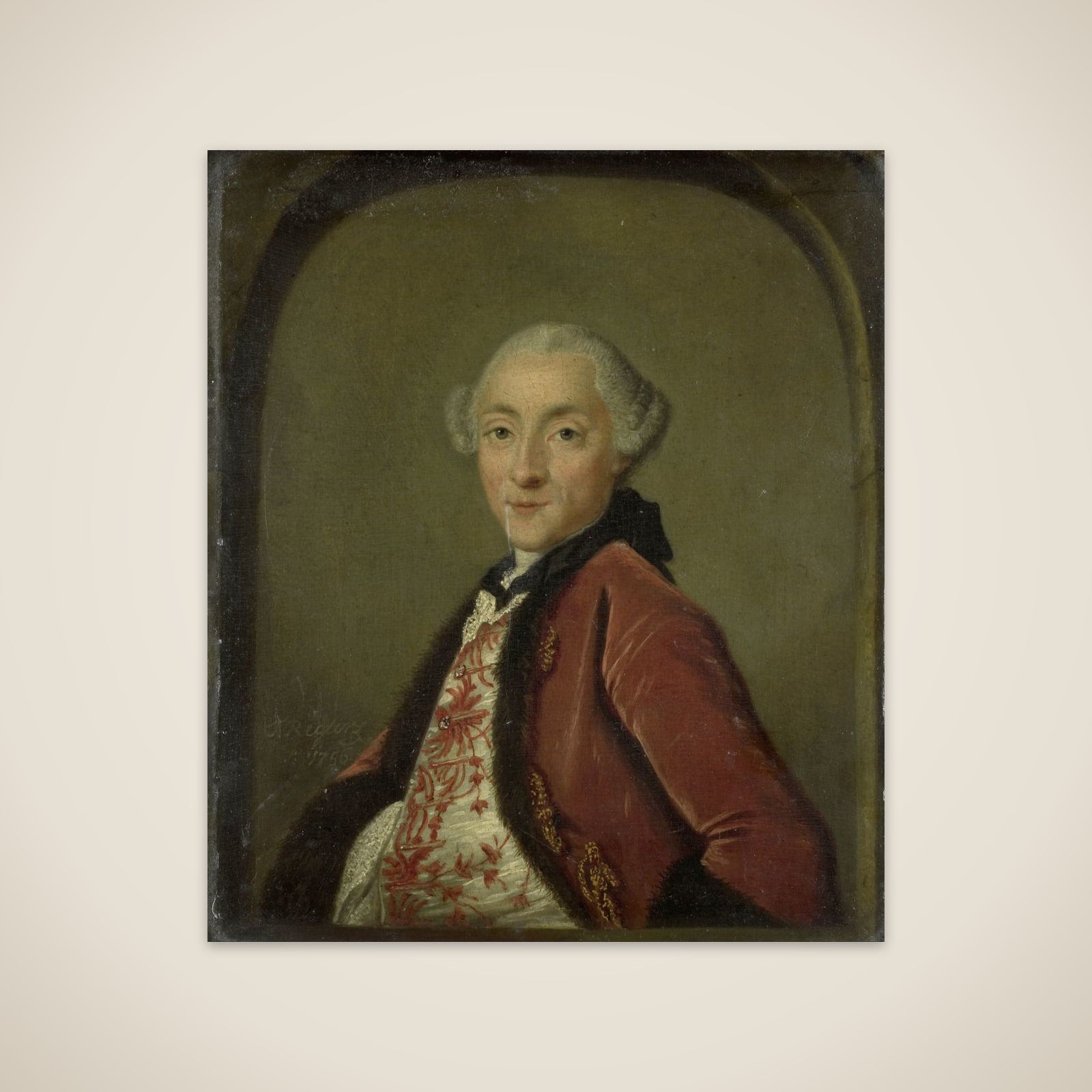 Portrait of Pieter Nicolaas Rendorp, Amsterdam Brewer unframed print