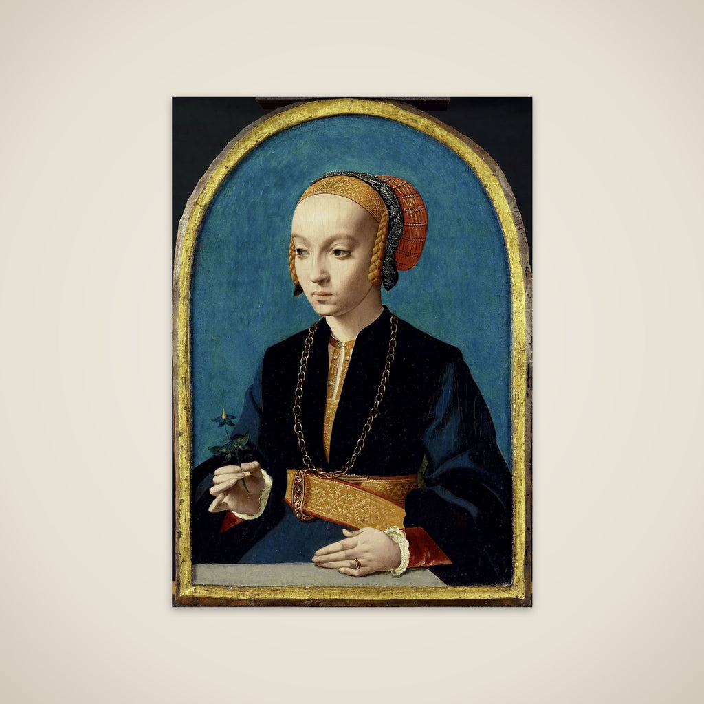 Portrait of Elisabeth Bellinghausen (c.1520- after 1570) unframed print