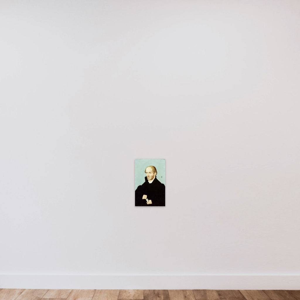 Philipp Melanchthon, Leading Figure of the Reformation unframed — shown to scale