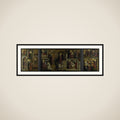 Triptych with Scenes from the Life of the Virgin framed