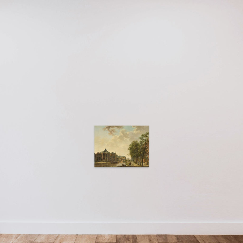 View of the Houtmarkt, Amsterdam unframed — shown to scale