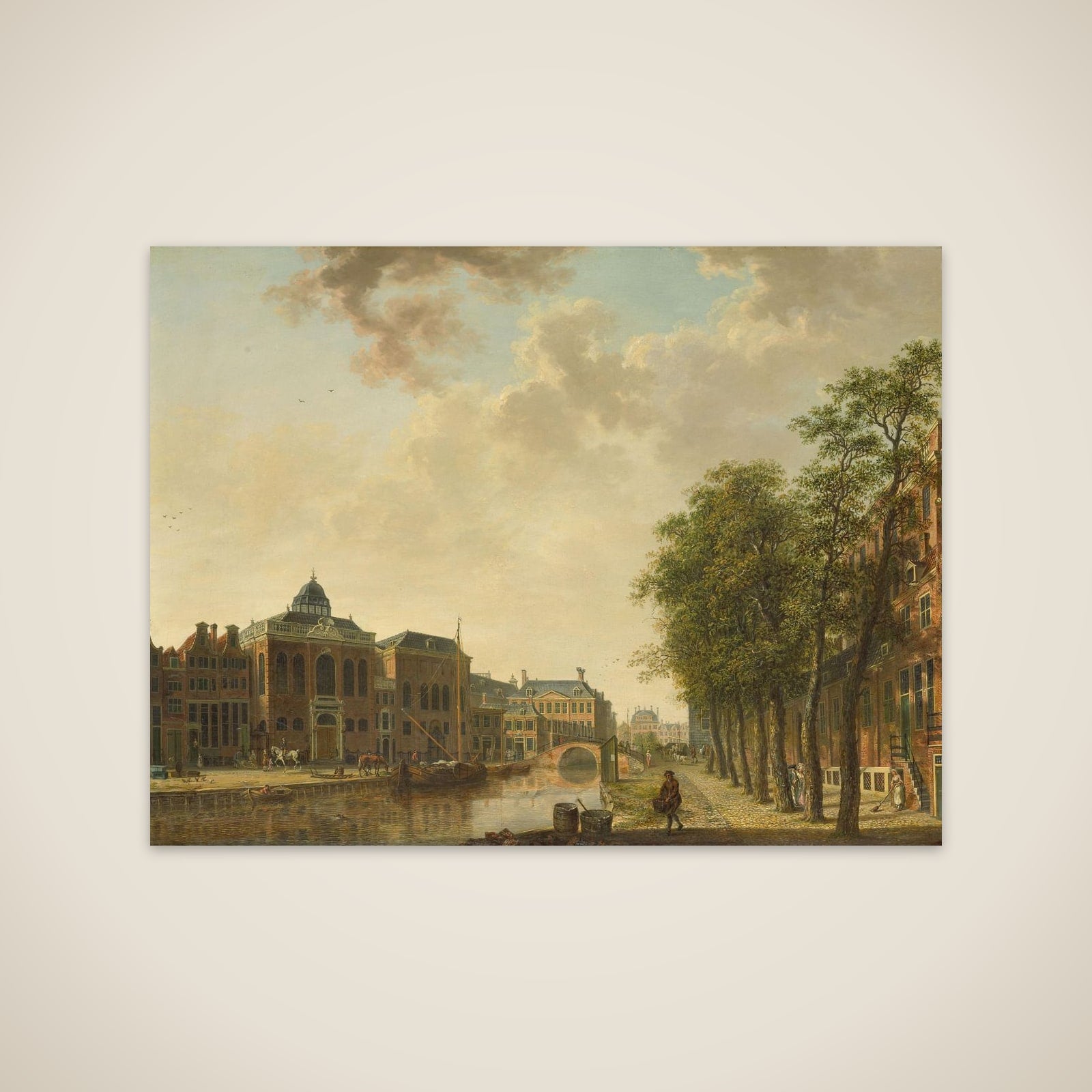 View of the Houtmarkt, Amsterdam unframed print