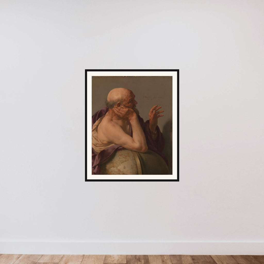 Heraclitus framed — shown to scale