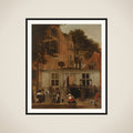 The Conferring of a Degree at the University of Leiden about 1650 framed