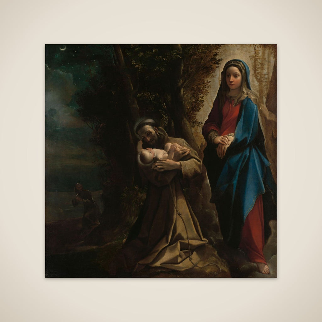 The Vision of Saint Francis of Assisi unframed print