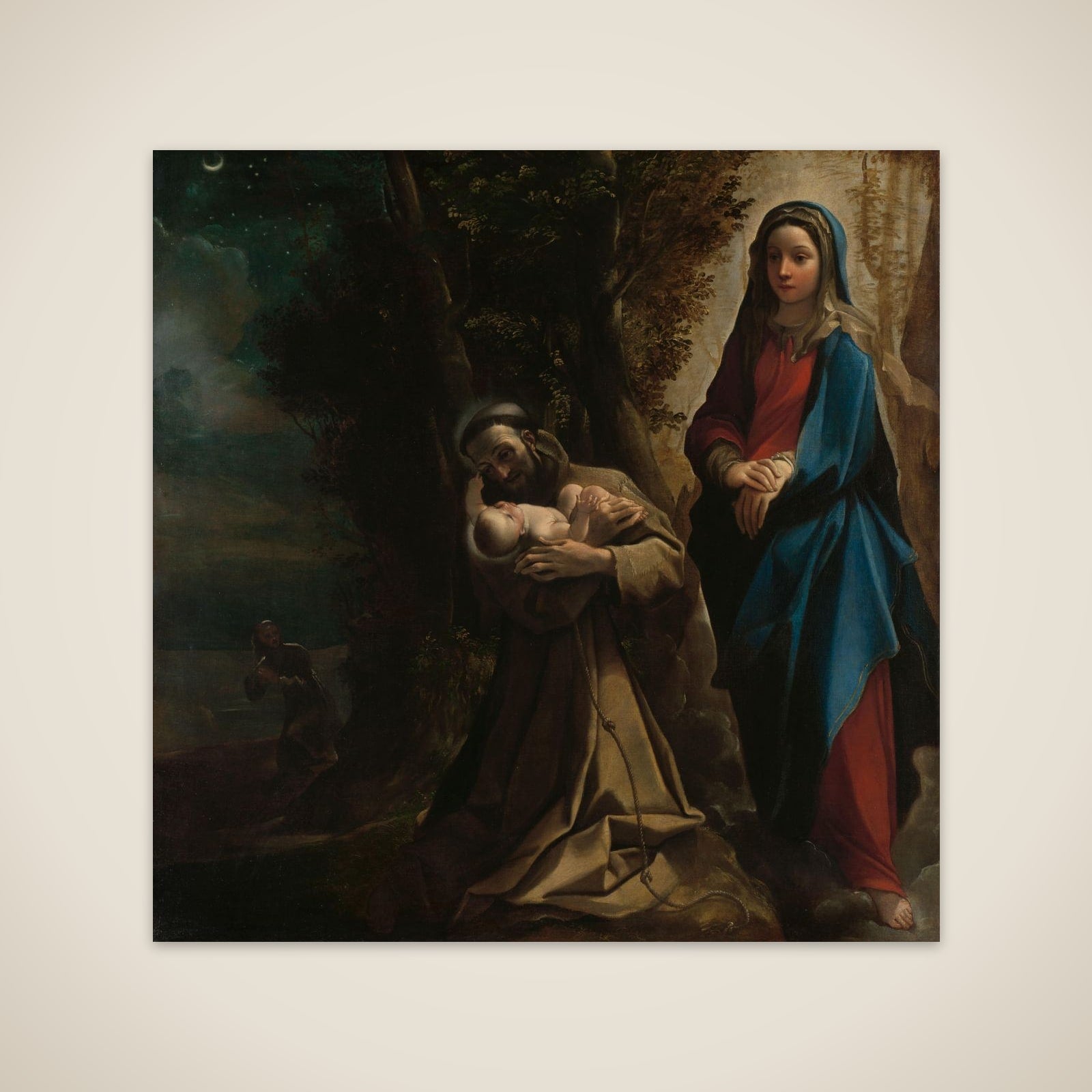 The Vision of Saint Francis of Assisi unframed print