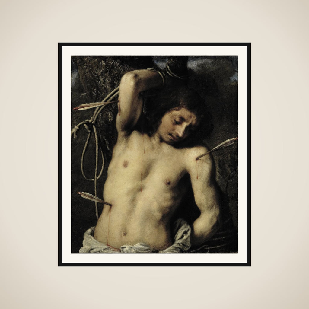 St Sebastian framed