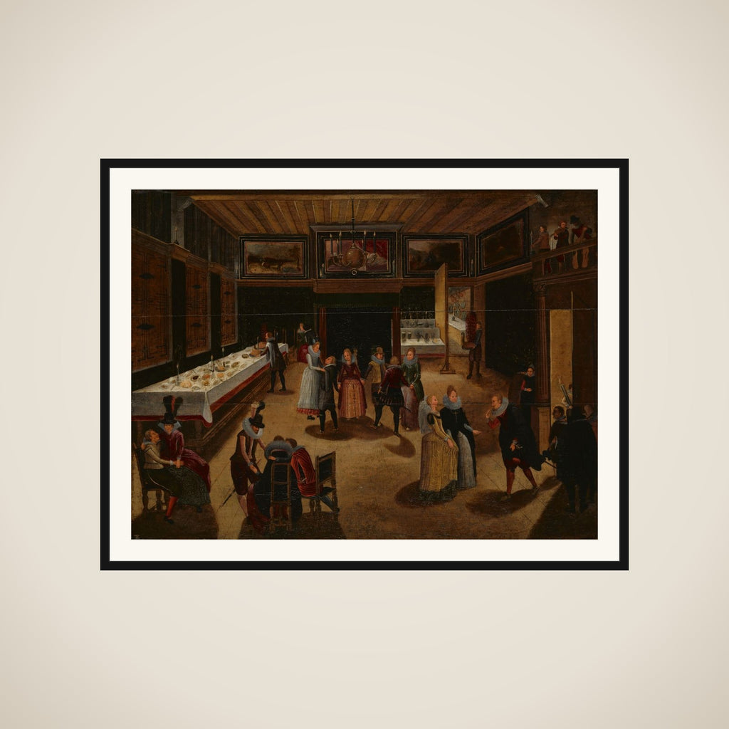 Evening Party framed