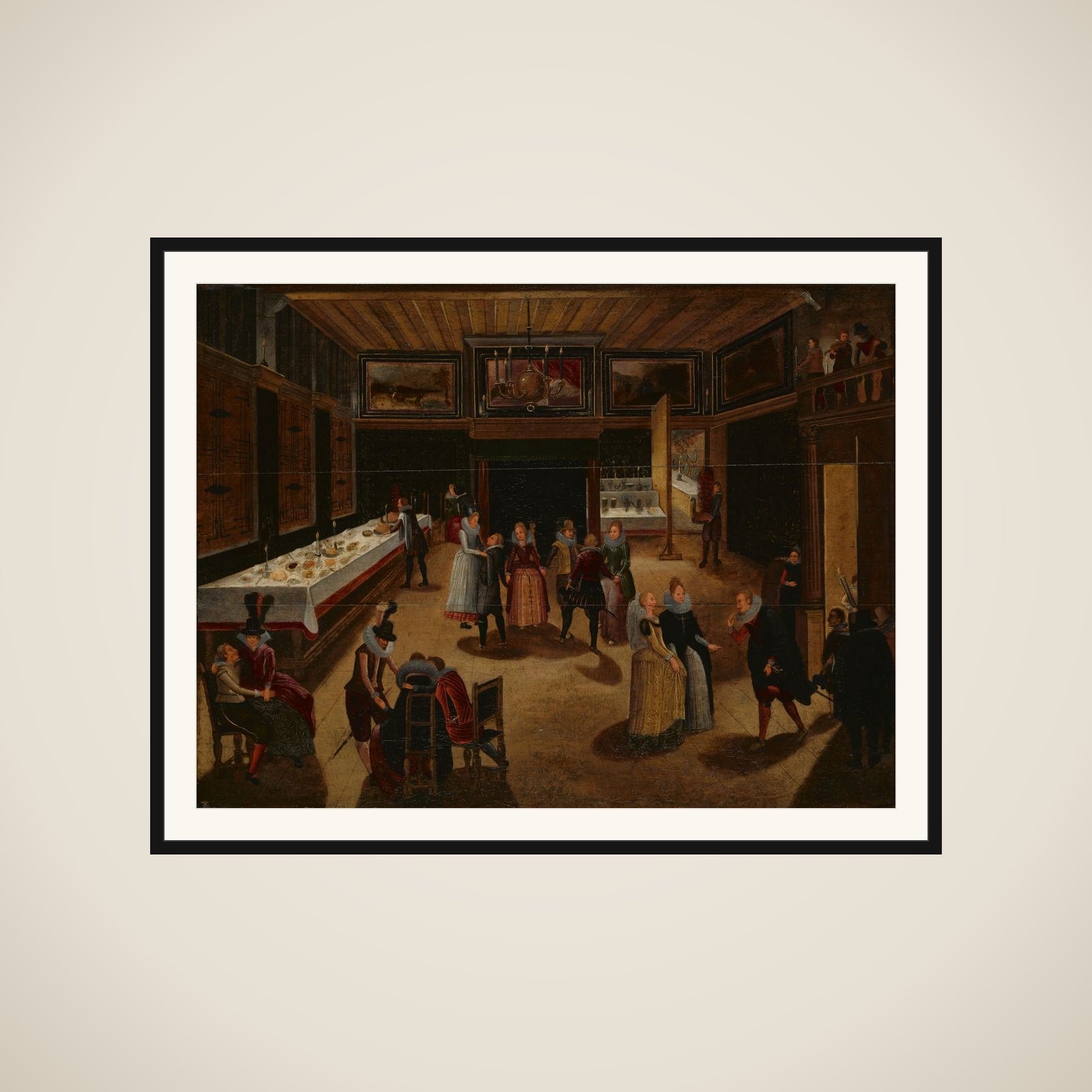 Evening Party framed