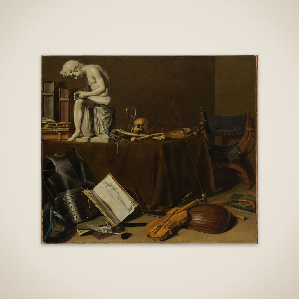 Vanitas Still Life with the Spinario unframed print