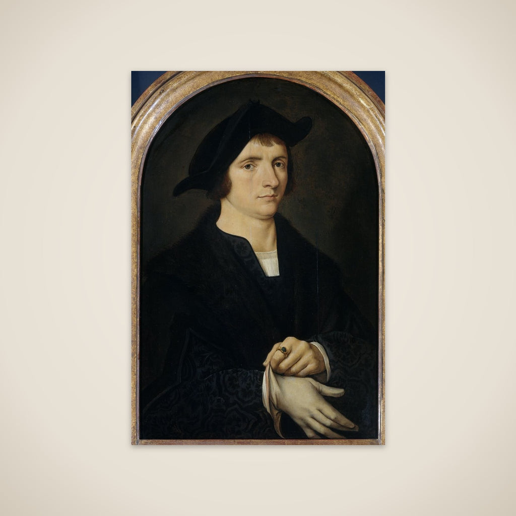Portrait of Joris Vezeleer unframed print