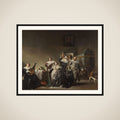 Cavaliers and Ladies framed