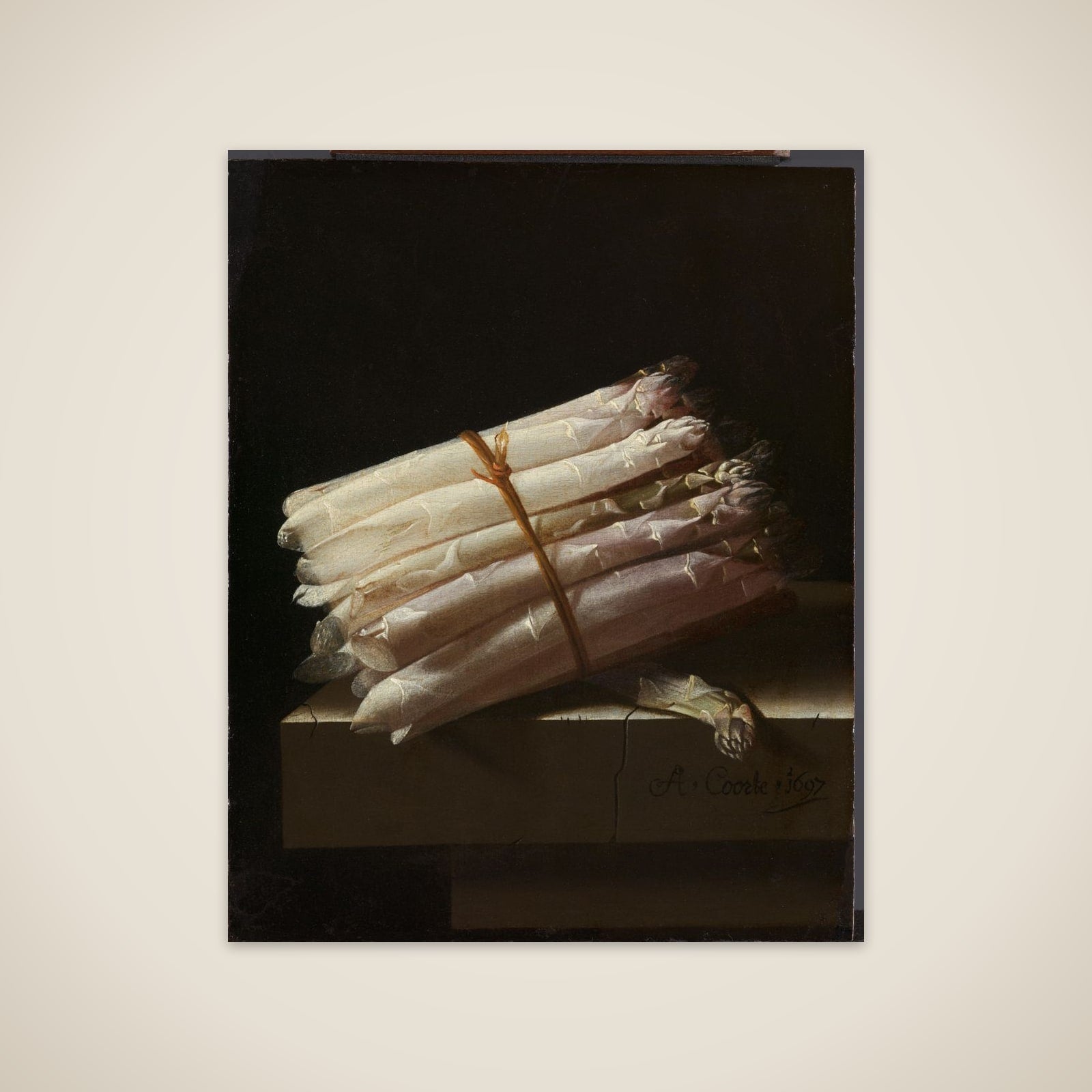 Still Life with Asparagus unframed print