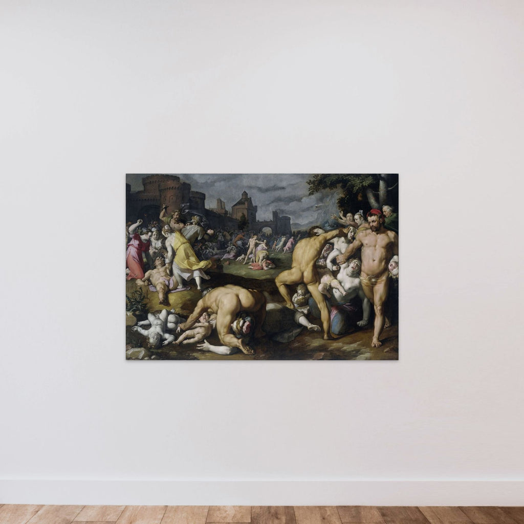 The Massacre of the Innocents unframed — shown to scale