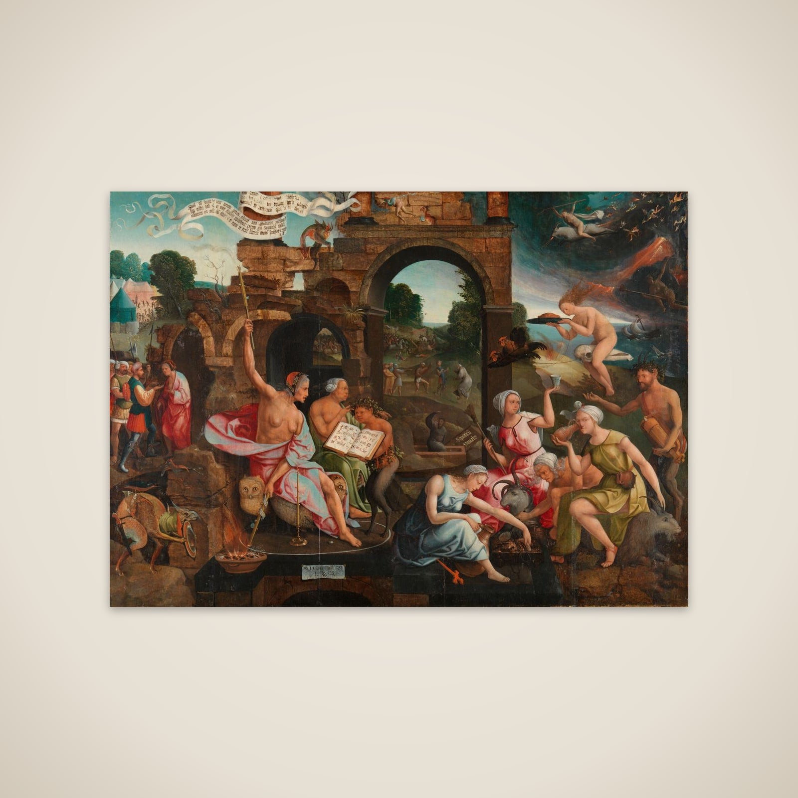 Saul and the Witch of Endor unframed print