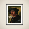Portrait of Jacob Cornelisz van Oostsanen (c. 1472/77-1528/33) framed