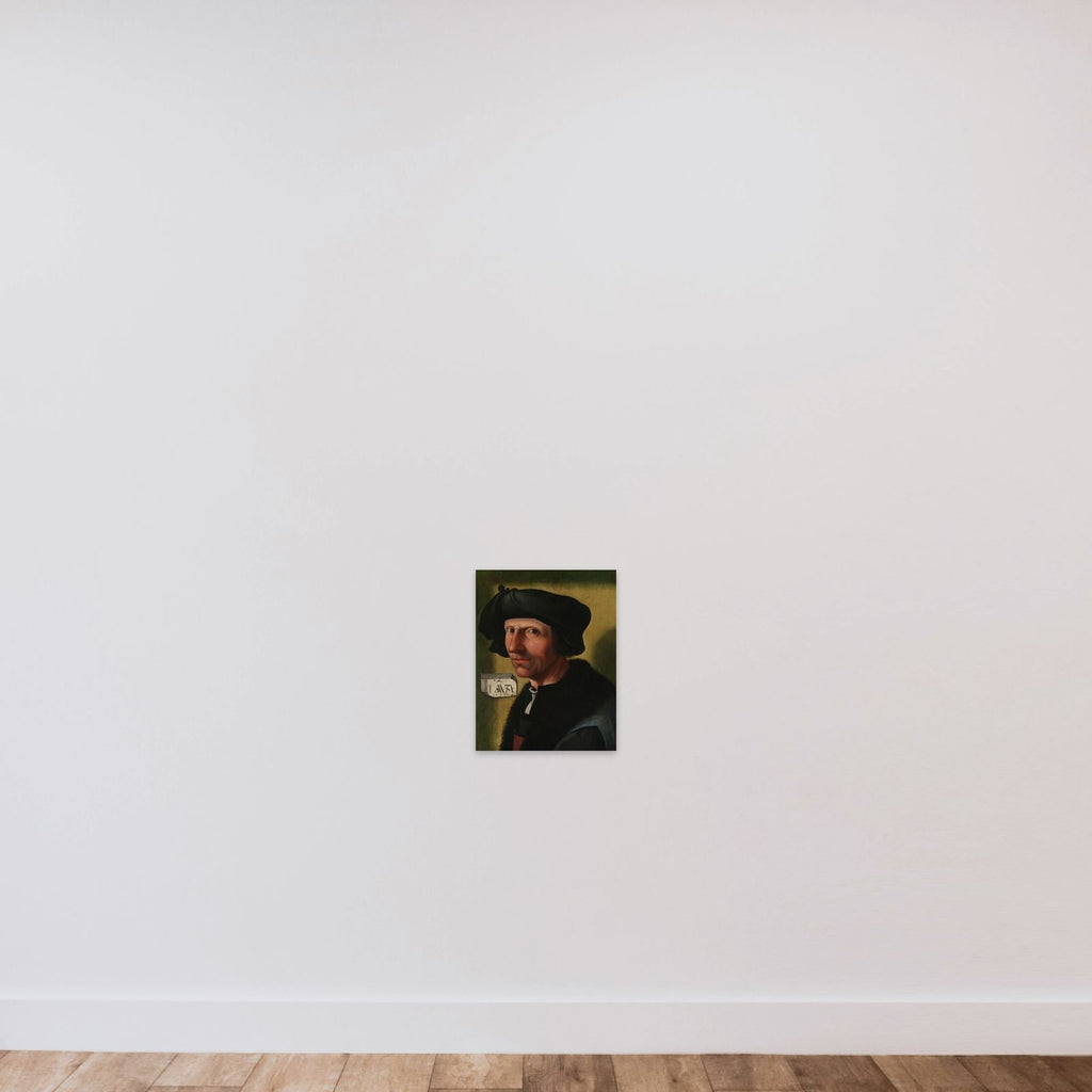 Portrait of Jacob Cornelisz van Oostsanen (c. 1472/77-1528/33) unframed — shown to scale
