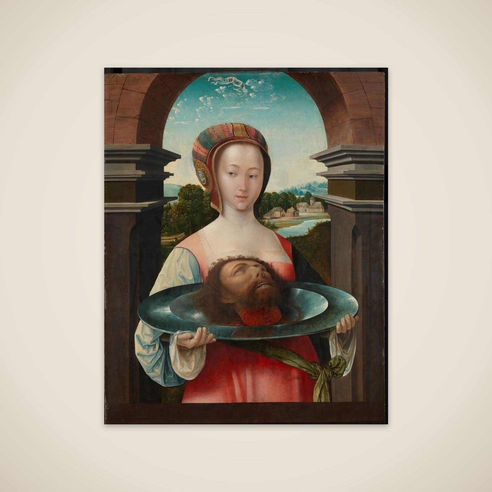 Salome with the Head of John the Baptist unframed print