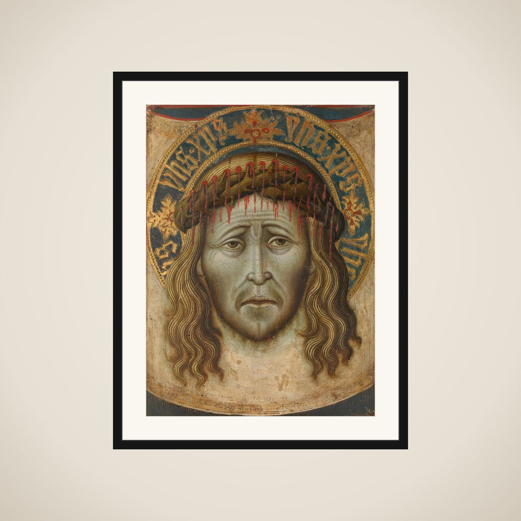 The Sudarium of Saint Veronica framed
