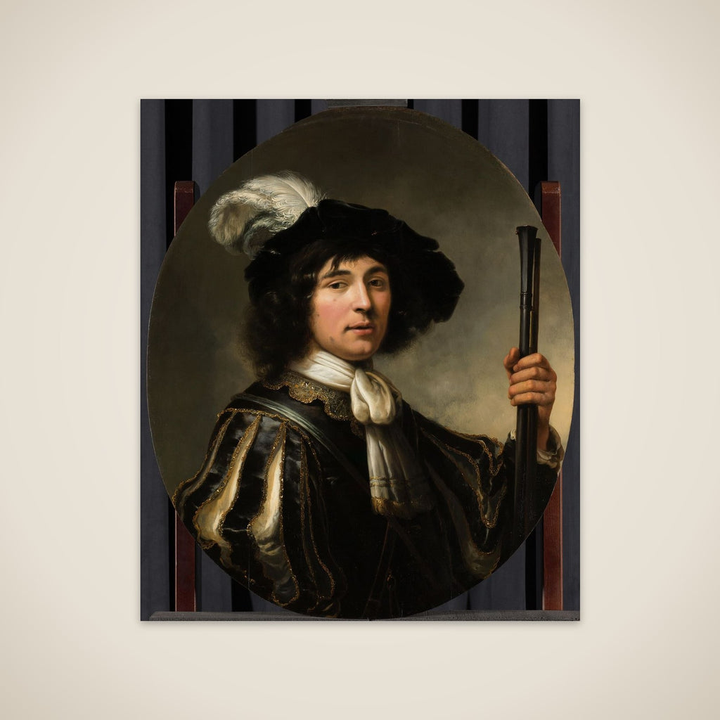 Portrait of a Young Man, possibly Jacob Francken (1627-after 1656) unframed print