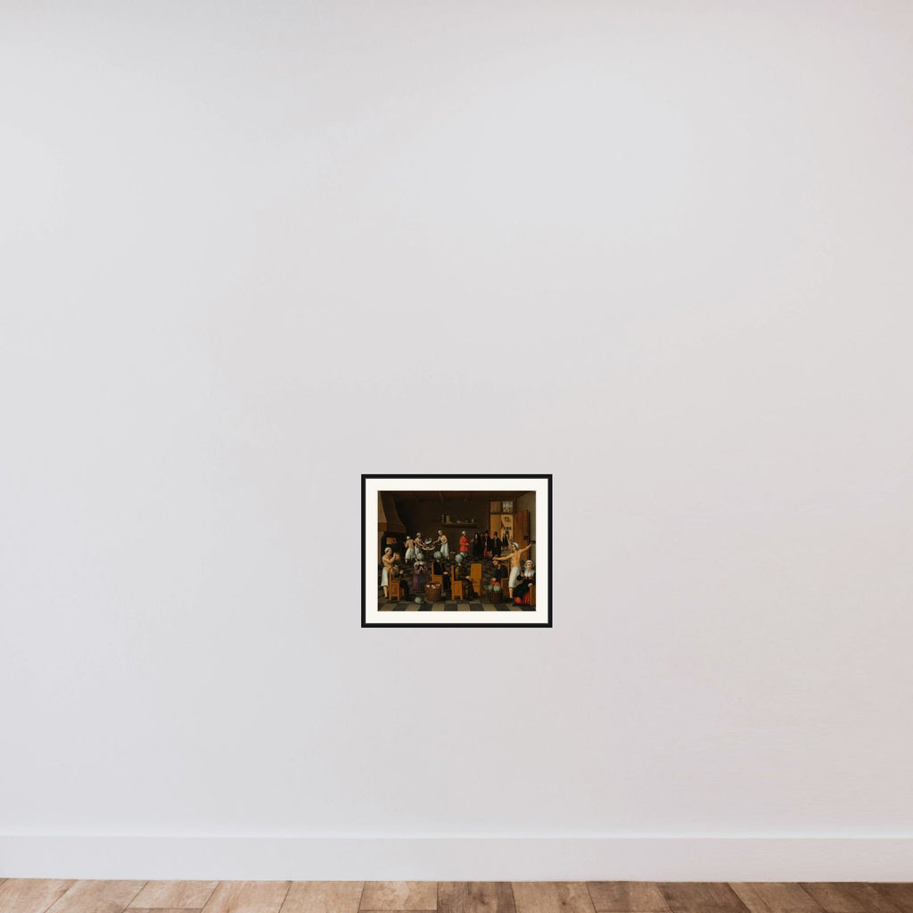 The Legend of the Baker of Eekloo framed — shown to scale
