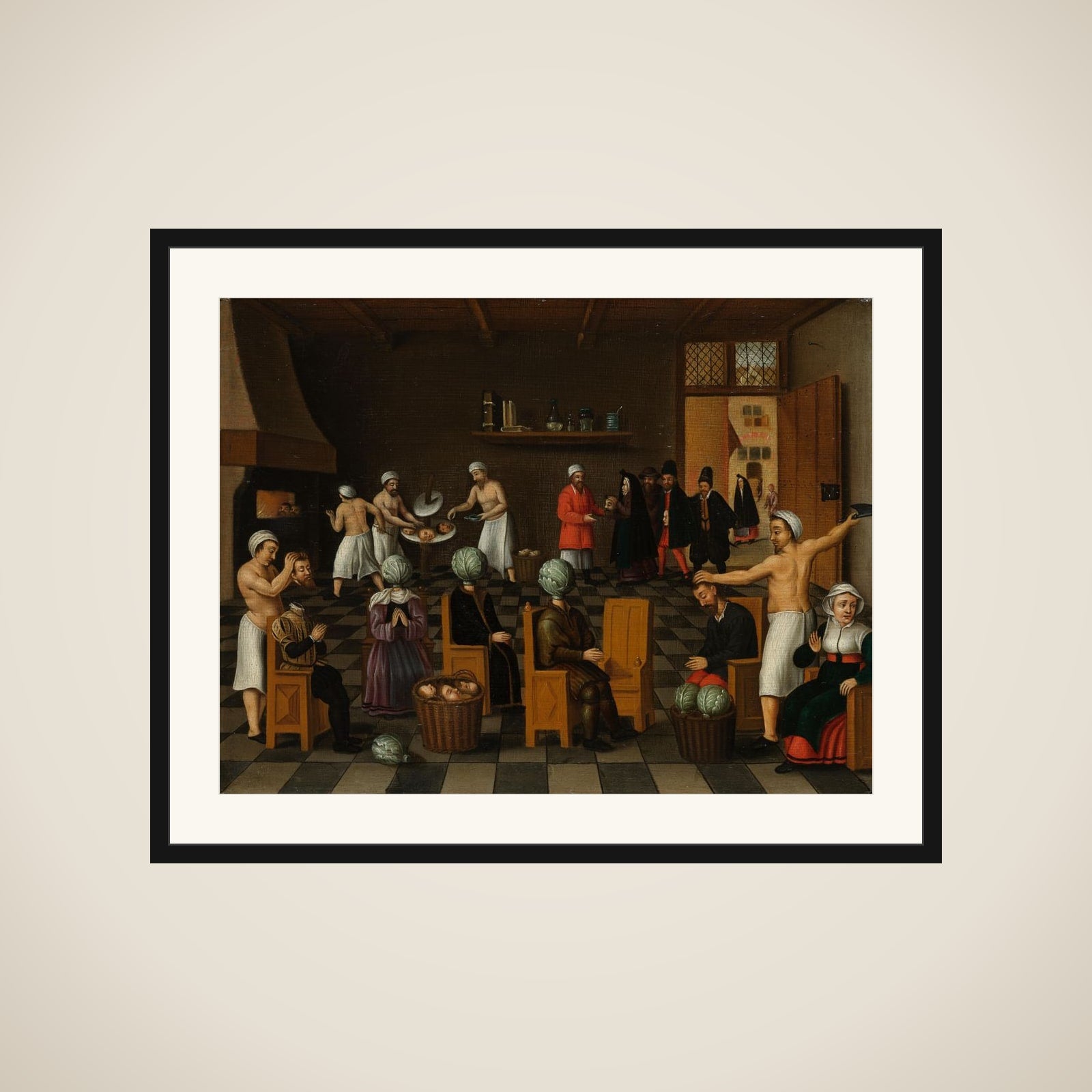 The Legend of the Baker of Eekloo framed