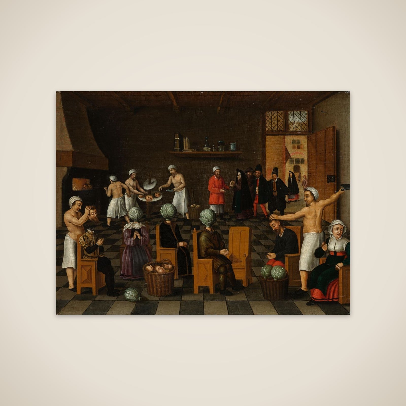The Legend of the Baker of Eekloo unframed print