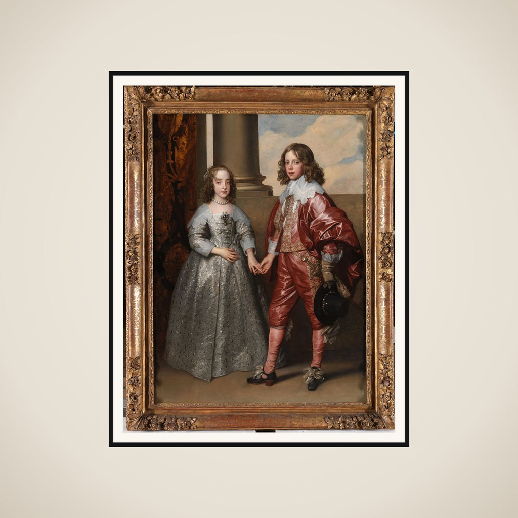 Willem II (1626-50), Prince of Orange, and Princess Henrietta Maria Stuart (1631-60), Daughter of Charles I of England framed