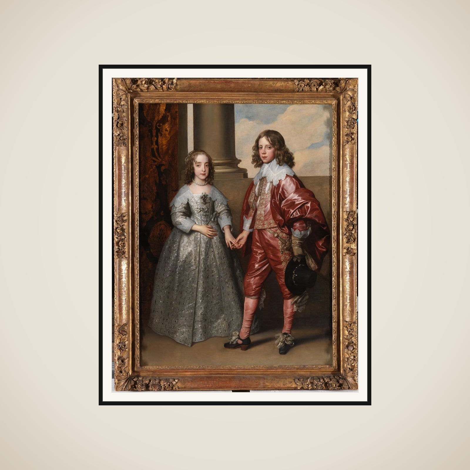 Willem II (1626-50), Prince of Orange, and Princess Henrietta Maria Stuart (1631-60), Daughter of Charles I of England framed