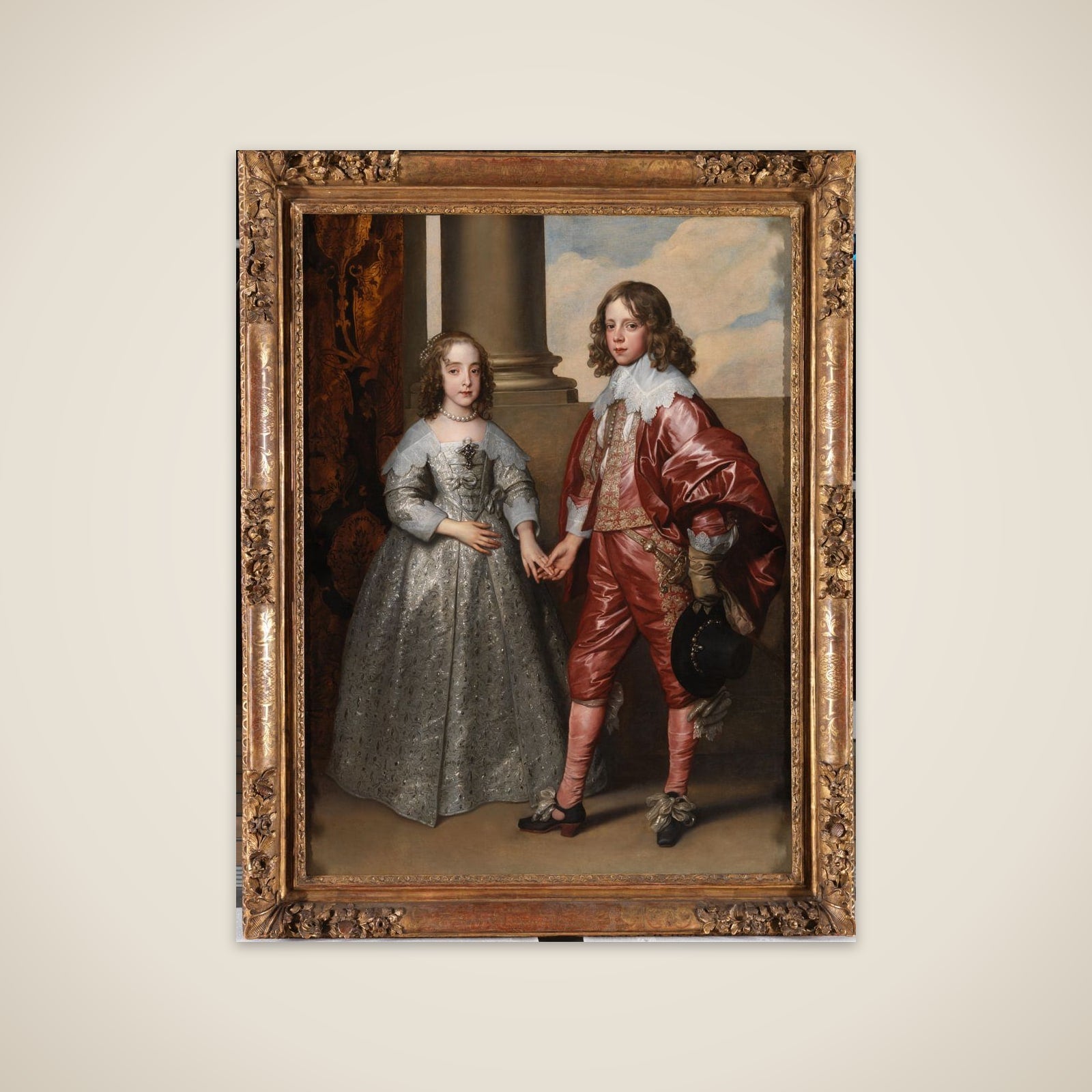 Willem II (1626-50), Prince of Orange, and Princess Henrietta Maria Stuart (1631-60), Daughter of Charles I of England unframed print